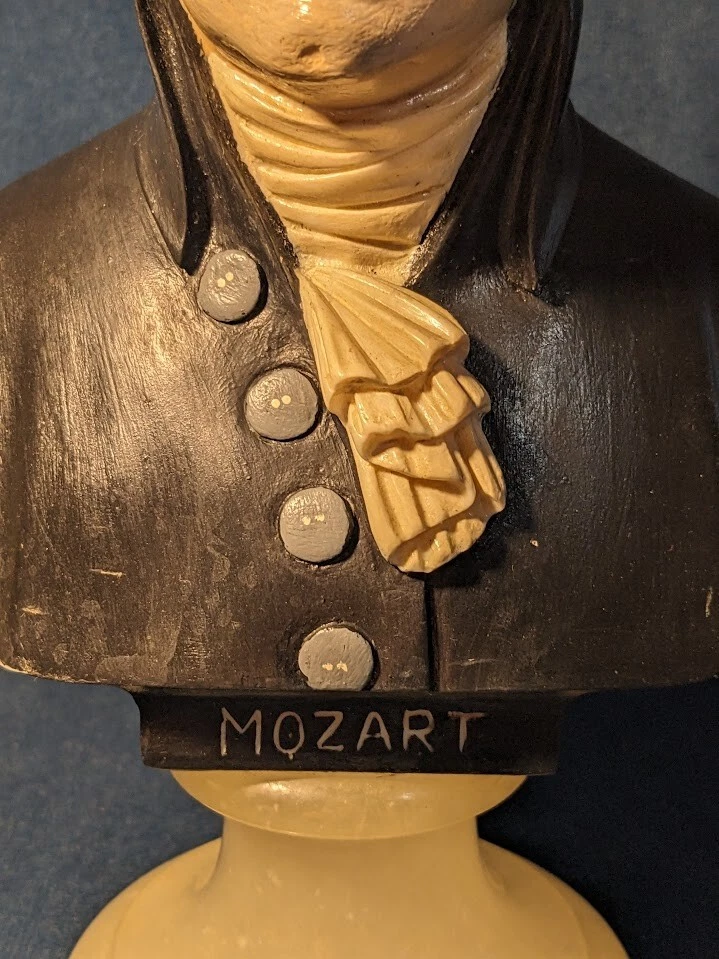 Buste de Mozart par A. Giannelli — Italie, années 60-70 - 3