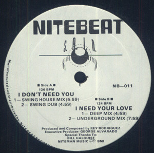 I Don't Need You/I Need Your Love