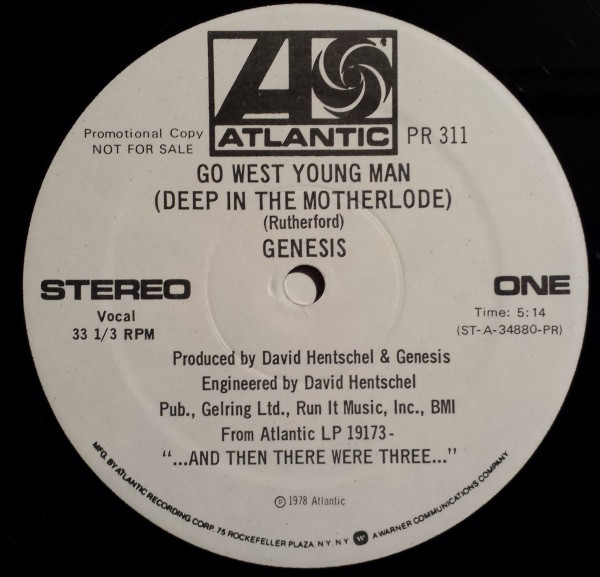 Go West Young Man (Deep In The Motherlode)
