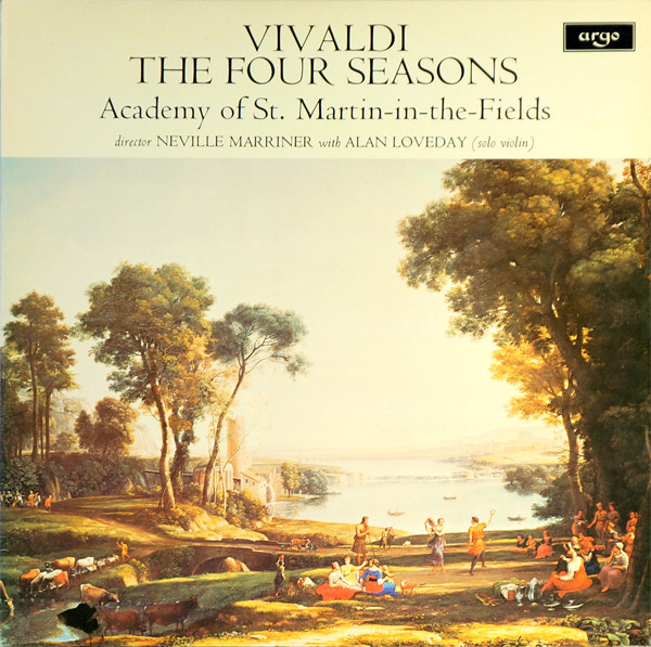Academy Of St. Martin-in-the-Fields Director Neville Marriner With Alan Loveday - The Four Seasons par Vivaldi