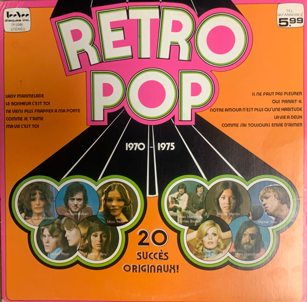 Retro Pop (1970-1975 20 Succès Originaux!)