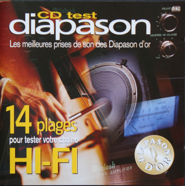 CD Test Diapason - 14 Plages Pour Tester Votre Chaine Hi-Fi