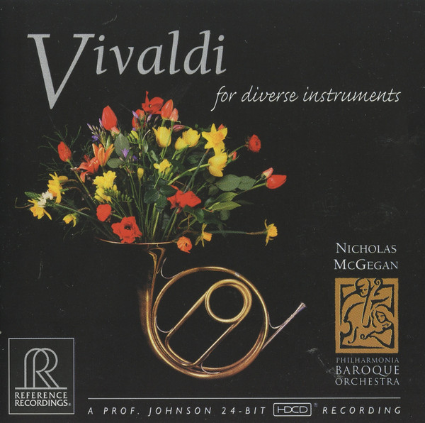 Vivaldi for diverse instruments - Nicholas McGegan, Philharmonia Baroque Orchestra